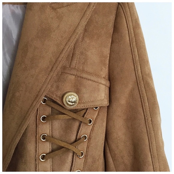 💕 The Xerena Vegan Suede Microfiber Jacket - Picture 4 of 7